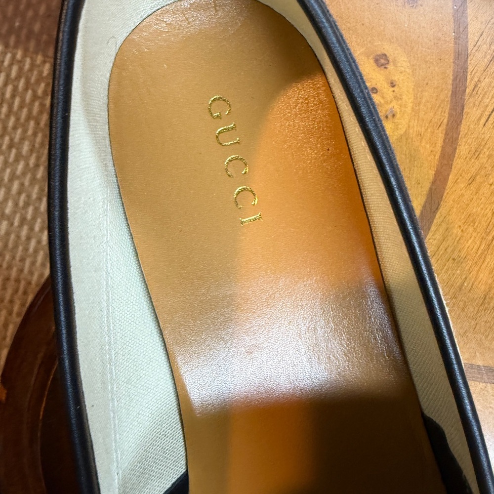 Gucci London Blue GG  Mignon Soft Canvas Horsebit Flat Espadrilles Men Sz 11 NIB - Picture 13 of 15